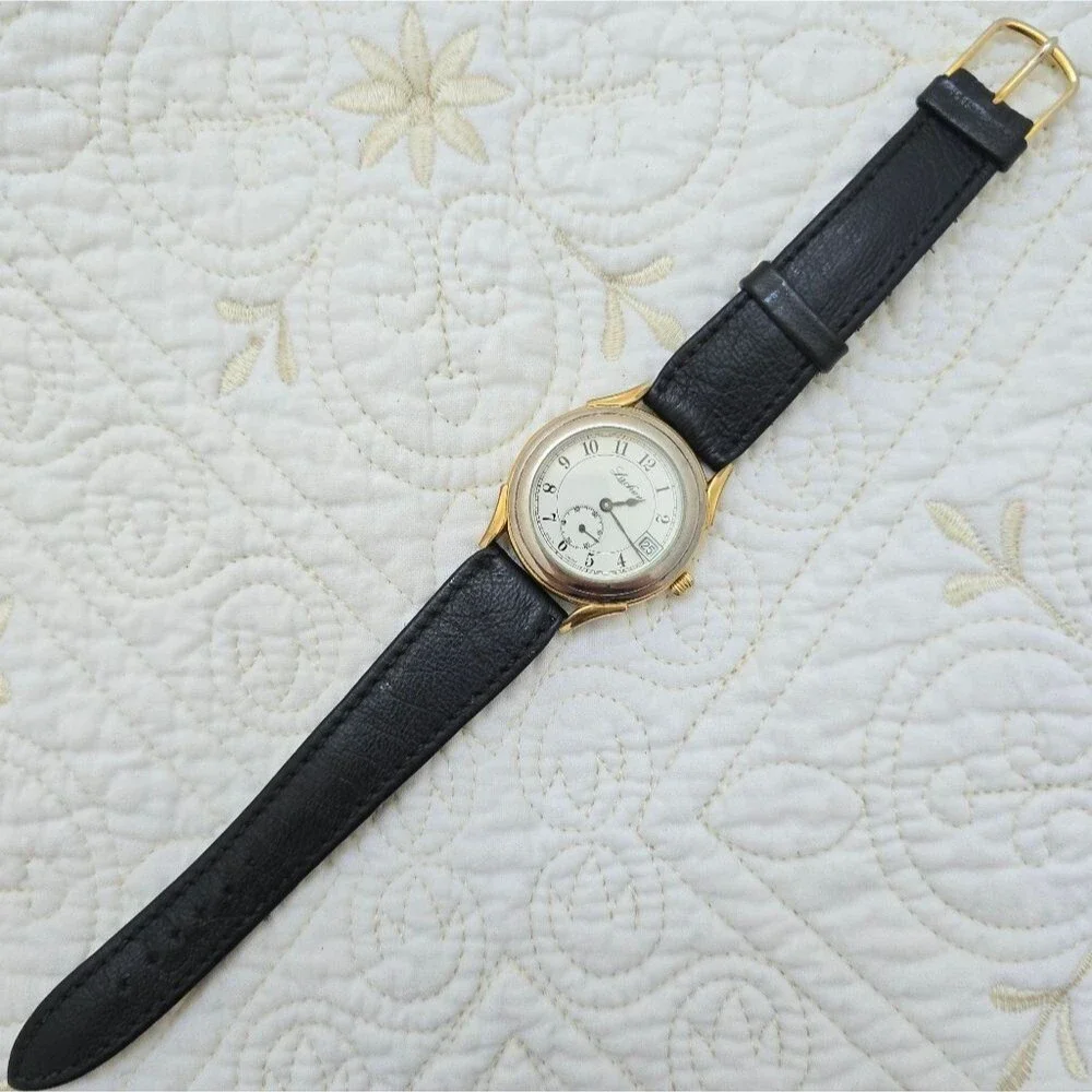 Rare Vintage Lacher Two-Tone Watch | 31mm | German Made Classic Dress Watch